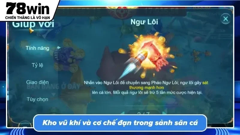 Hệ thống súng đại bác với nhiều cấp độ sát thương lớn.