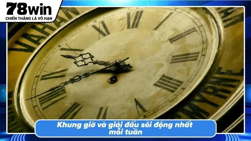 Cập nhật lịch thi đấu liên tục giúp cược thủ chủ động thời gian