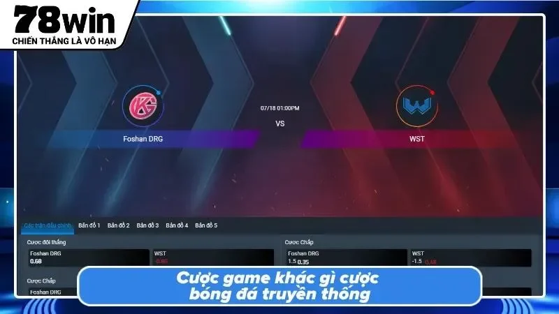 Các chỉ số cược đa dạng và phụ thuộc lớn vào chất tướng, meta game