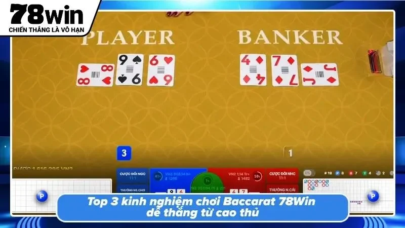 Bật mí bí kíp đánh Baccarat không thua từ dân chuyên