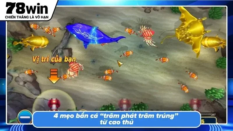 Bật mí một số mẹo bắn cá boss 78WIN hiệu quả từ dân chuyên