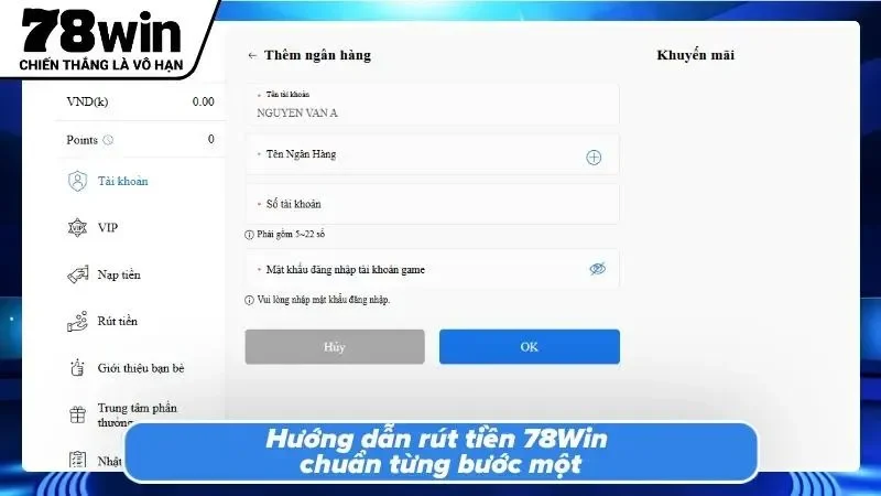 Điền chính xác thông tin thụ hưởng để hệ thống duyệt nhanh chóng