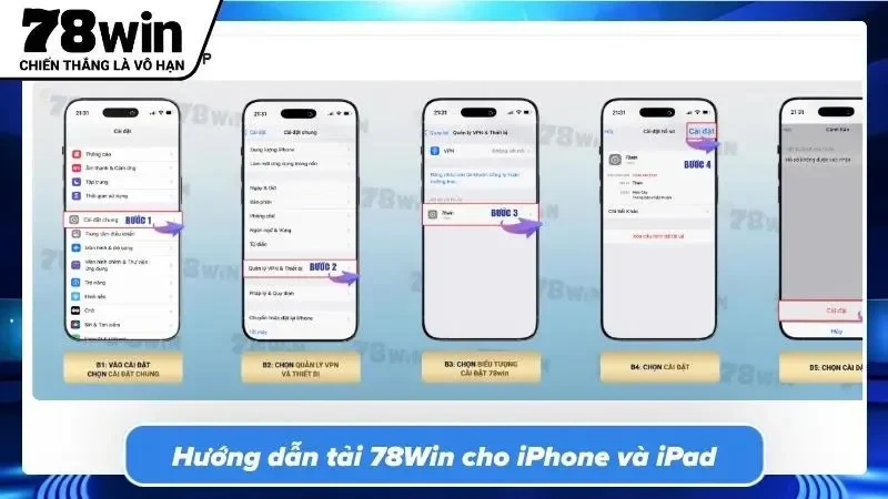 Cấu hình hồ sơ đáng tin cậy trong cài đặt chung của hệ điều hành iOS